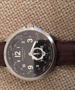 iStrap Leather Watch band Alligator Grain Calfskin Replacement Strap Stainless Steel Buckle Bracelet for Men Women-18mm 19mm 20mm 21mm 22mm 24mm-Black Brown Brown-Rose Gold Buckle 29 81Tvr1nkkYL