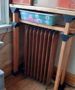 2x4basics 90124MI Custom Shelving and Storage System Shelflinks, Black, 6 Pack 65 81TxjhOCZmL