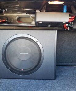 Rockford Fosgate Punch P300-12 Single 12" 300-Watt Amplified Subwoofer in Enclosure - Black 12 Inches Standard Packaging 56 81Tz42YIGoL