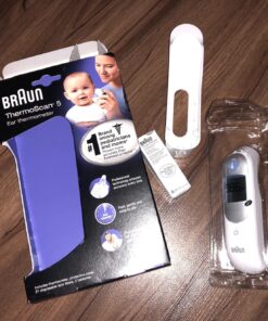 Braun Digital Ear Thermometer for Babies, Kids, Toddlers and Adults, ThermoScan 5 IRT6500, Display is Digital and Accurate, Thermometer for Precise Fever Tracking at Home 42 81TzM3QOIDL