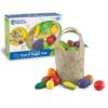 Learning Resources Fresh Picked Fruit And Veggie Tote, 17 Piece, Age 18 months+, Multicolor,8 L x 9 W in One Size 15 81U1kgHl YL