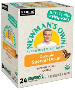 Newman's Own Organics Newman's Special Decaf Keurig Single-Serve K-Cup Pods, Medium Roast Coffee, 24 Count 14 81U2abTplL