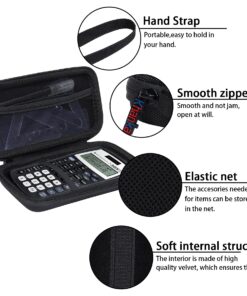 Khanka Hard Travel Case Replacement for Texas Instruments TI-30XIIS Scientific Calculator, Case Only (Black) Black 13 81U4LoServL