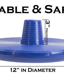 Squirrel Products Heavy Duty Plastic Tree Swing - Disc Rope Swing with Leg Protectors - Additions & Replacements - Outdoor Play Equipment - Blue 11 81U4N8OoEL