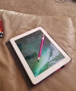 SKOLOO Stylus Pens for Touch Screens,Pack of 14, 2-in-1 Click Ball Pen, Ballpoint Pen and Slim Stylus for Universal Tablet Smartphone, Multi-Colored 23 81U4Ur 1qfL