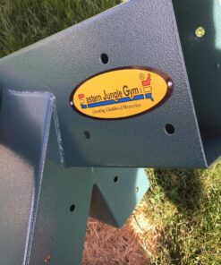 Eastern Jungle Gym Easy 1-2-3 A-Frame 2 Brackets for Swing Set with All Mounting Hardware, Green 2 A-Frame Swing Set Brackets 34 81U4VarxXL