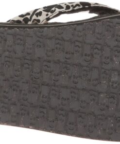 Sanuk Women's Yoga Wildlife Jute Flip Flop 5 Black Lepatyga 10 81U577YkNCL