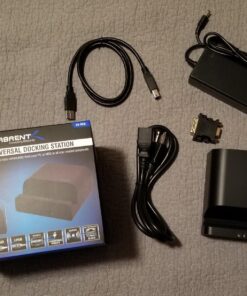 SABRENT Universal Docking Station with Stand for Tablets and Notebooks Supports PC (DS-RICA) 55 81U5D8pry0L