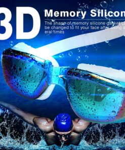 ALLPAIPAI Swim Goggles - Swimming Goggles,Pack of 2 Professional Anti Fog No Leaking UV Protection Wide View Swim Goggles for Women Men Adult Youth Kids 14 81U5iXUl1qL