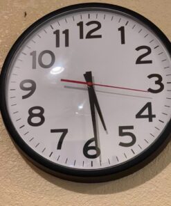 The Ultimate Wall Clock - 14" Atomic, Black, Easy to Read, Perfect for Home, Office, School, Indoor / Outdoor 14” Atomic 33 81U5wCIAqhL