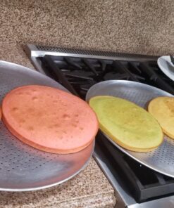 Amazon Basics Nonstick Round Baking Cake Pan, 9 Inch, Set of 2, Gray, 10.7x9.7x1.5cm 50 81U6ZebYkxL