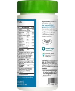 Rainbow Light Multivitamin for Men, Vitamin C, D & Zinc, Probiotics, Men's One Multivitamin Provides High Potency Immune Support, Non-GMO, Vegetarian, 150 Tablets 150 Count (Pack of 1) 44 81U7Xfj0T2L 1