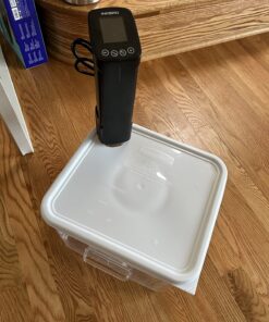 Rubbermaid Commercial Products Large Lid For 12, 18, And 22 Qt. Plastic Space Saving Square Food Storage Container (Fg652300Wht),White White Lid (12 qt.- 22 qt.) 26 81U81uwG hL