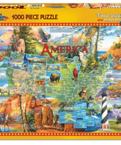 Alternative view of White Mountain Puzzles National Parks - 1000 Piece Jigsaw Puzzle