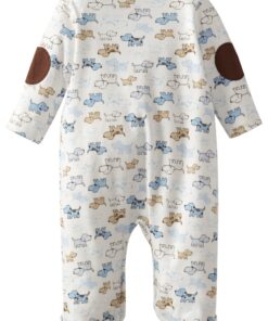 Alternative view of Little Me baby-boys Footie and Hat 3 Months Cute Puppies