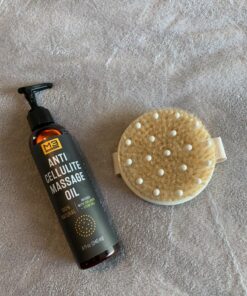 Dry Brushing Body Brush - Best for Exfoliating Dry Skin, Lymphatic Drainage and Cellulite Treatment - Organic Spa Exfoliator and Massage Scrub Brush with Natural Boar Bristles 1 Count (Pack of 1) 39 81UAJKpBqFL