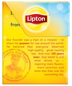 Lipton Family-Sized Black Iced Tea Bags, Cold Brew Unsweetened 22 ct (Pack of 12) 22 Count (Pack of 12) 13 81UDdntZpjL