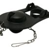 Fluidmaster 506 2-Inch Universal Flexible Frame Toilet Flapper , Black