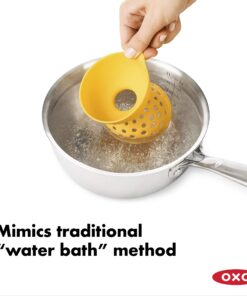 OXO Good Grips Silicone Egg Poachers (Set of 2),Yellow 33 81UER 3fNaL