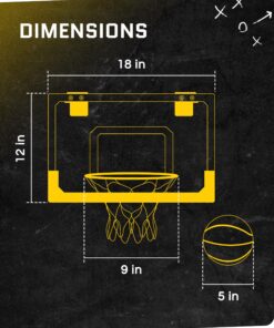 SKLZ Pro Mini Basketball Hoop Standard 35 81UEaHJKk6L