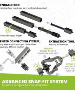 Engino - STEM Toys, Amusement Park: London Eye, Building Toys for Kids 9+, Educational Toys, Gifts for Boys & Girls (8 Model Options) 18 81UF4kZsP6L
