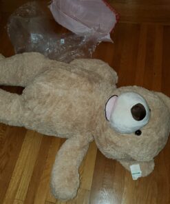 MorisMos Big Plush Giant Teddy Bear Premium Soft Stuffed Animals Light Brown,51 Inches 51 inches 37 81UG1ajtNDL