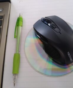 TECKNET Bluetooth Mouse, Wireless Mouse with 6 Buttons, 5 Adjustable DPI Levels, 24 Month Battery Life, Ergonomic Computer Mouse for Laptop, Computer, Mac, PC, Windows, Chromebook, Notebook Grey 65 81UGbrOMiIL