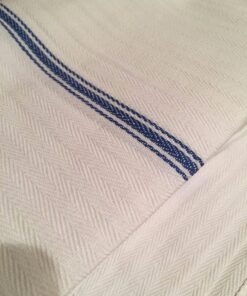 Liliane Collection 13 Blue Kitchen Dish Towels - 27" x 14" 2-ply Commercial Grade Absorbent 100% Cotton Kitchen Towels - Classic Herringbone Tea Towels 35 81UGz4Vs6L