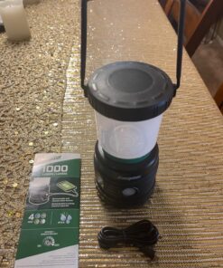 ENERGIZER LED Camping Lantern X1000, Bright and Rugged Tent Light, Water Resistant Lantern for Camping, Hiking, Fishing, Emergency (USB Cable Included) 65 81UH0s rdUL