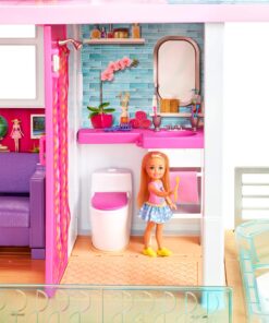 Barbie Dreamhouse Dollhouse with Pool, Slide and Elevator Standard Elevator 85 81UHpq7u1pL