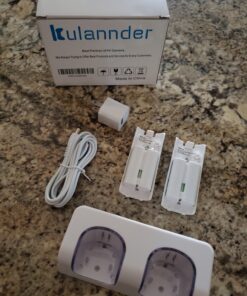 Kulannder Wii Remote Battery Charger(Free USB Wall Charger+Lengthened Cord) Dual Charging Station Dock with Two Rechargeable Capacity Increased Batteries for Wii/Wii U Game Remote Controller (White) 34 81UHwxaKXnL