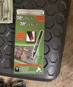 Money Marker (5 Counterfeit Pens) - Counterfeit Bill Detector Pen with Upgraded Chisel Tip - Detect Fake Counterfit Bills, Universal False Currency Pen Detector Pack 1 41 81UIRZ71ITL