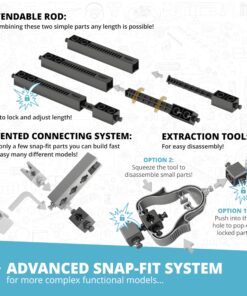 Engino - STEM Toys, Architecture Set: Eiffel Tower, Sydney Bridge - Building Toys, Educational Toys for kids 9+, Gifts for Boys & Girls (11 Model Options) 21 81UKStIDQ L