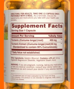 Sundown Turmeric Supplement, 500 mg, Supports Antioxidant Health, 90 Capsules 90 Count (Pack of 1) 9 81UKXry1xyL