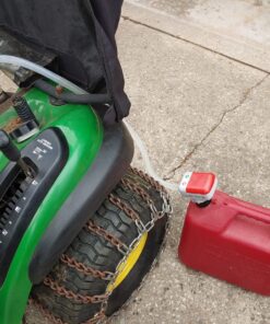 TERA PUMP 4th Gen TRFA01 Fuel Transfer Pump with Auto-Stop for Over-fill Protection (2.4 GPM) 3 Gas Can Adapters, Long Hose, Hand Fuel Pump for E15, E85, Gas, Diesel - Never Lift Heavy Gas Cans again Automatic Gas Can Pump 78 81ULDHjVwML
