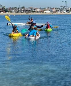 SereneLife Inflatable Stand Up Paddle Board (6 Inches Thick) with Premium SUP Accessories & Carry Bag | Wide Stance, Bottom Fin for Paddling, Surf Control, Non-Slip Deck | Youth & Adult Standing Boat Marine Blue 45 81UMNALpV5L