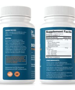 Dr. Tobias Deep Immune Probiotics & Prebiotics, 4.4 Billion CFU Probiotics for Women & Men, Supports Digestive Health, Gut Immune Function, Nutrient Absorption, 60 Capsules, 30 Servings 22 81UO2Ut3UL