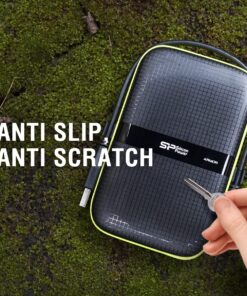 SP Silicon Power 2TB Rugged Portable External Hard Drive Armor A60 Shockproof USB 3.1 Gen1 for PC Mac Xbox and PS4 Black Black-Green 41 81UPxJyP3AL