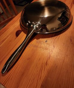 10" (26 cm) Stainless Steel Pan by Ozeri with ETERNA, a 100% PFOA and APEO-Free Non-Stick Coating 10" Black Interior 22 81UPz6kVQuL