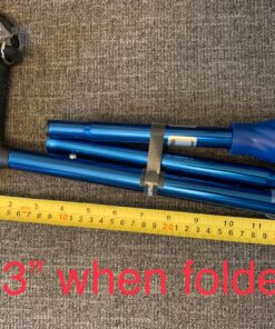 REHAND Walking Cane - Foldable, Adjustable, Collapsible Walking Canes for Men & Women, Pivot Tip, with Travel Bag | Walking Sticks for Seniors & Adults Ocean Blue 112 81UQ5B6wA9L