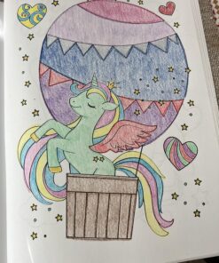 Alternative view of Unicorn Coloring Book: For Kids Ages 4-8 (US Edition) (Silly Bear Coloring Books)