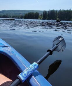 Yakgrips Paddle Grips for Take-Apart Kayak Paddle Shaft, Kayaking Accessories, Non-Slip Grip, Blister Prevention - Cascade Creek Blue Wave 22 81UQtHqK2WL