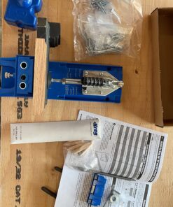 Kreg K4 Pocket Hole Jig - Adjustable, Versatile Jig for Strong Joints - Create Perfect, Rock-Solid Joints - Easily Adjustable Drill Guides - For Materials 1/2" to 1 1/2" Thick Pocket Hole System 69 81URRJvj8AL