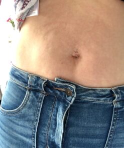 Forbidden Body Jewelry Surgical Steel Petite Belly Button Rings Curved Navel Barbell Set 14G 5/16 inch, 3mm end balls (2pcs-Select Colors) Steel/Rose Gold 34 81URaPb0IXL