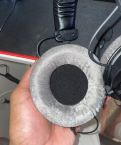 beyerdynamic DT 990 Pro 250 ohm Over-Ear Studio Headphones For Mixing, Mastering, and Editing Gray 53 81USPlLSfL