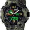 Gosasa Men's Watches Multi Function Military S-Shock Sports Watch LED Digital Waterproof Alarm Watches… A _1520_camouflage&green 3 81UXI4zXBHL
