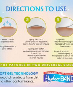 MEDca Acne Care Pimple Patch Absorbing Cover - Hydrocolloid Bandages (36 Count) Two Universal Sizes, Acne Spot Treatment for Face & Skin Spot Patch That Conceals Acne, Reduces Pimples and Blackheads 1 Count (Pack of 36) Round 2-sizes 21 81UYfebl0uL