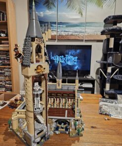 LEGO Harry Potter Hogwarts Castle 71043 Building Set - Model Kit with Minifigures, Featuring Wand, Boats, and Spider Figure, Gryffindor and Hufflepuff Accessories, Collectible for Adults and Teens Standard 68 81UbGUxUfQL