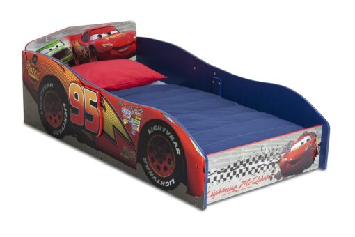 Delta Children Wood Toddler Bed - Greenguard Gold Certified, Disney/Pixar Cars