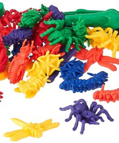 Learning Resources Take 10! Color Bug Catchers, Fine Motor Skills, for 2-4 Players, Ages 3+ Bugs 15 81UeIQVQALL